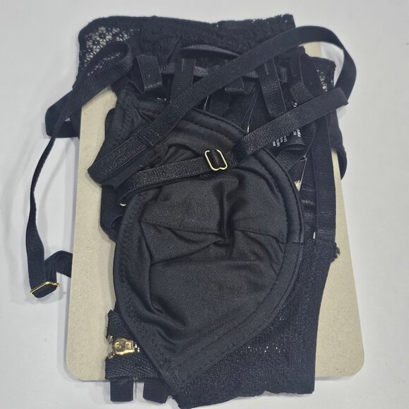 Rene Rofe Attitude Adjustment Choker Bra & Panty Set - Picture 5 of 6